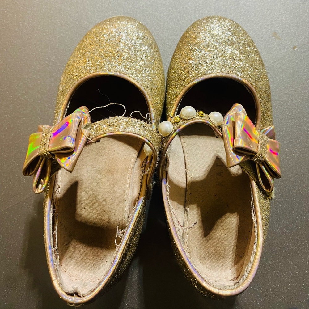 Golden sandals